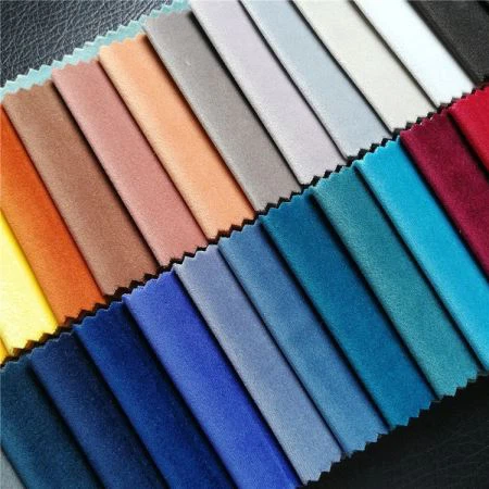 Прежди от полиестер DTY Обикновен боядисан диван от тъкани Silk Velvet